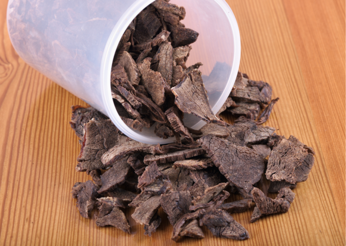 Dried meat dog christmas present idea